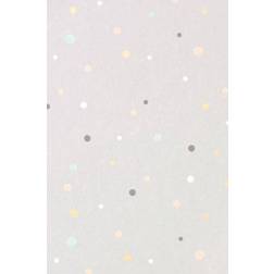 Majvillan Punktetapete Stardust von Soft Grey/ Gold grigio