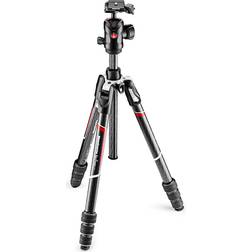 Manfrotto Befree GT Carbon Statief Twist Lock Balhoofd