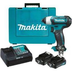 Makita Taladro atornillador td110ds 10.8v con 2 baterías de 2ah