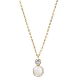 Edblad Luna Necklace - Gold/Pearl
