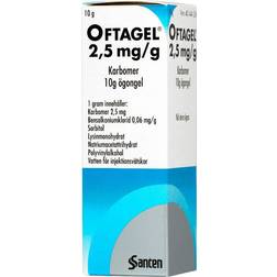 Oftagel 2.5mg/g 10g Gel