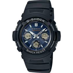 Casio Analógico Digital G-Shock Trend AWG-M100SB-2AER/ 52mm/ Azul y Negro negro