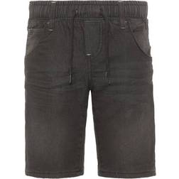 Name It Kid's Slim Fit Sweat Denim Shorts - Grey/Medium Grey Denim (13160539)