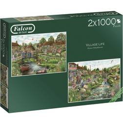 Falcon Village Life 2x1000 Pieces