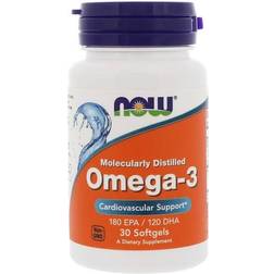 Now Foods Omega-3 Molecularly Distilled 30 Stk.