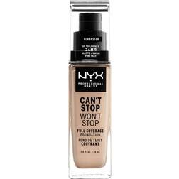 NYX CAN’T Stop WON’T Stop full coverage foundation #alabaster