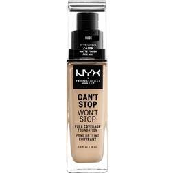 NYX CAN’T Stop WON’T Stop full coverage foundation #nude