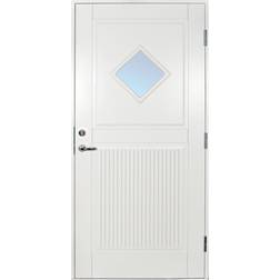 Scandidoor Exklusiv Fortuna Ytterdörr Frostat glas S 0502-Y H (100x210cm)