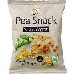 Easis Simply Pea Snack Salt & Peber 50g