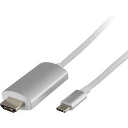 Ksix USB C-HDMI 2m