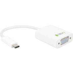 Techly IADAP USB31-VGA USB C-VGA M-F 0.2m