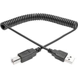 Tripp Lite Coiled USB A-USB B 2.0 3m