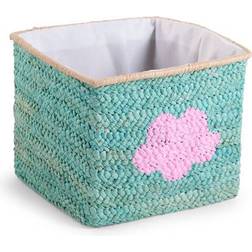 Childhome Star & Cloud Straw Woven Basket