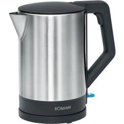 Bomann WKS 3002 CB 1,5 l Acciaio Inox/Bianco Base Ruotabile a 360°