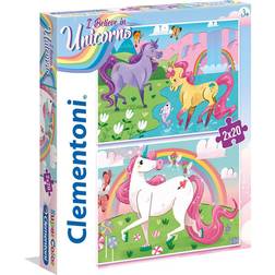 Clementoni Supercolor I Believe in Unicorns 2x20 Pieces