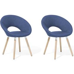 Beliani Roslyn 2-pack Köksstol 80cm 2st