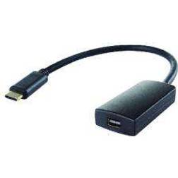 Connekt Gear USB C - Mini DisplayPort M-F 0.2m