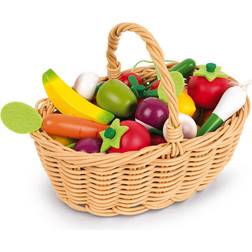 Janod Frukt och Grönsaker i Korg 24pcs