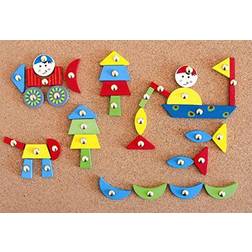 Woody Tap a Shape Cork Board Cars