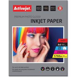 ActiveJet Premium Photo Glossy A4 200g/m² 20Stk.