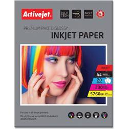 ActiveJet Premium Photo Glossy A4 230g/m² 20stk