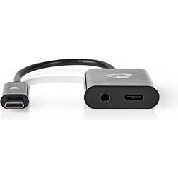 Nedis USB C-3.5mm/USB C M-F 0.2m