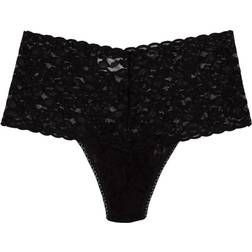 Hanky Panky Retro Lace Thong - Black