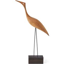 Warm Nordic Beak Bird Pine Heron Oiled Oak Prydnadsfigur 36cm