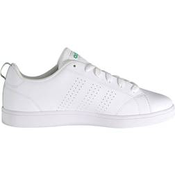 adidas Kid's VS Advantage Clean - Cloud White/Cloud White/Green