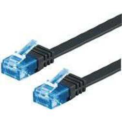 M-CAB Flat RJ45-RJ45 U/UTP Cat6a 2m