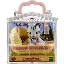 Sylvanian Families Baby Carry Case Cat in Cradle