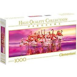 Clementoni High Quality Collection Panorama Flamingo Dance 1000 Pieces