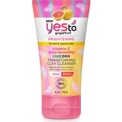 Yes To Grapefruit Vitamin C Glow Boosting Unicorn Transforming Clay Cleanser 113g