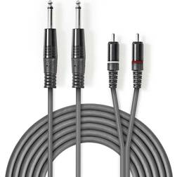 Nedis 2RCA-2x6.3mm 5m