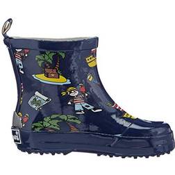 Playshoes Bottes De Pluie Courtes Pirates Bleu Foncé