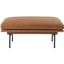 Muuto Outline Leather Siddepuf 40cm