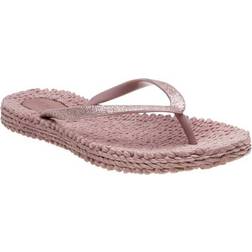 Ilse Jacobsen Glitter Flip Flop - Misty Rose