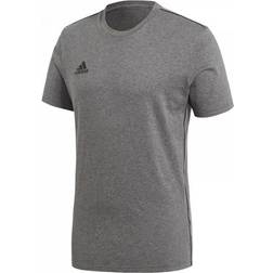 adidas Core 18 T-Shirt Men - Dark Grey Heather/Black