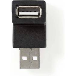 Nedis USB A-USB A M-F 2.0 Angled Adapter