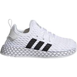 Adidas Kid's Deerupt Runner - Cloud White/Core Black/Grey Two