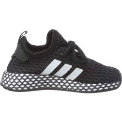 Adidas Kid's Deerupt Runner - Core Black/Cloud White/Grey Five