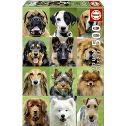 Educa Dogs Collage 500 Pieces