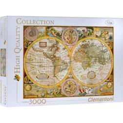 Clementoni High Quality Collection Old Map 3000 Bitar