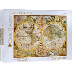 Clementoni High Quality Collection Old Map 3000 Pieces