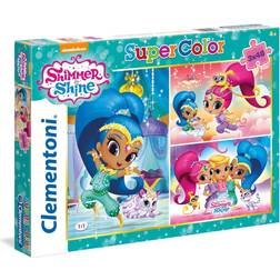 Clementoni SuperColor 3 in 1 Shimmer & Shine 3x48 Pieces