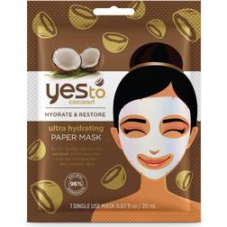 Yes To Coconut Ultra Hydrating Paper Mask 20ml