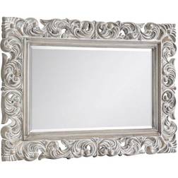 Julian Bowen Baroque Distressed Wall Mirror 113x81.5cm