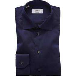 Eton Signature Twill Shirt - Dark Blue