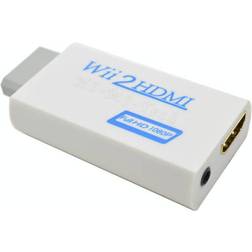 Wii to Hdmi Adapter Full HD 1080P - White