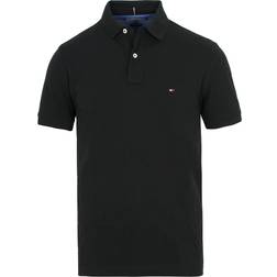 Tommy Hilfiger Regular Fit Bomuld Polotrøje - Sort